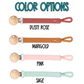 Personalized Silicone Pacifier Clip