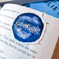 Bookish Starry Night Watercolor Magnetic Bookmark