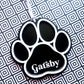 Personalized Dog Paw Ornament