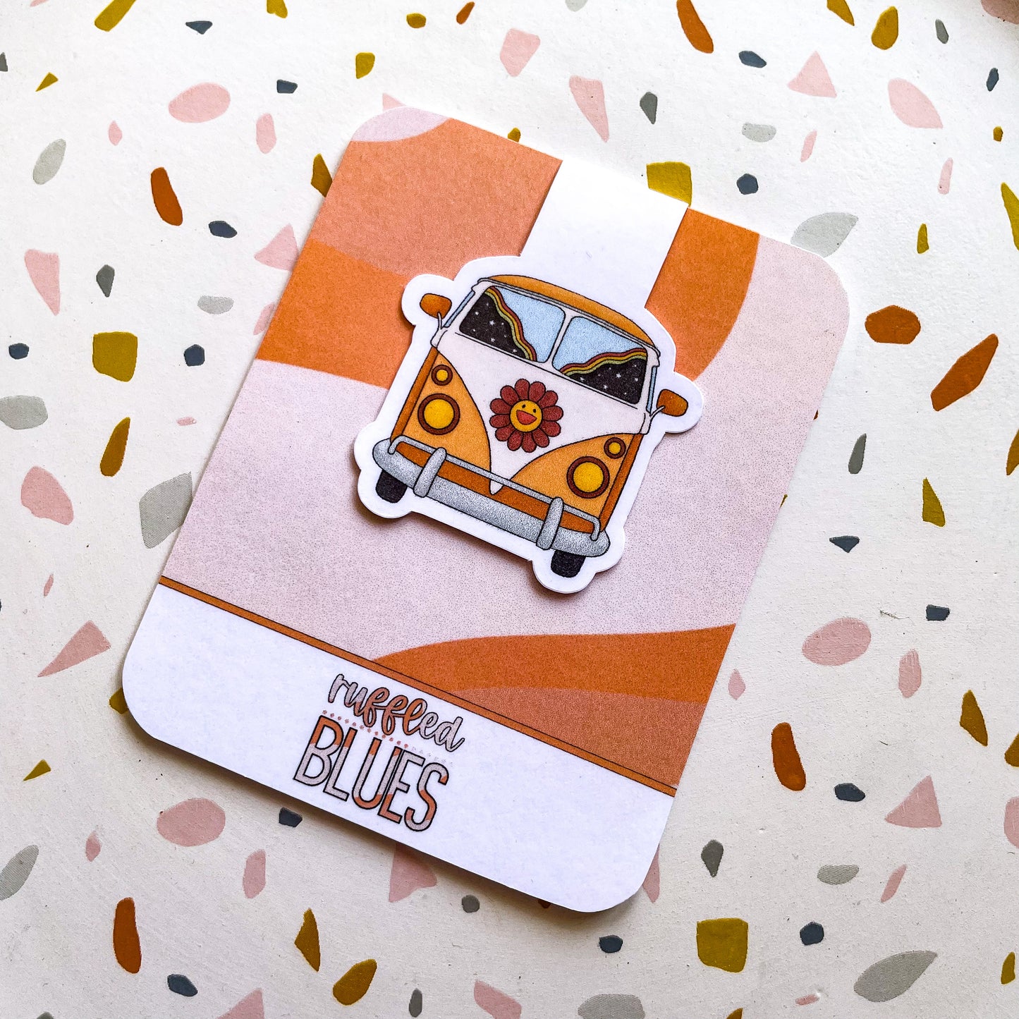 Retro Vibes Magnetic Bookmarks