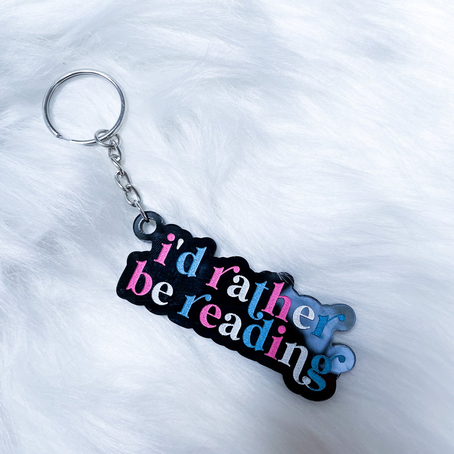 I’d Rather Be Reading Keychain