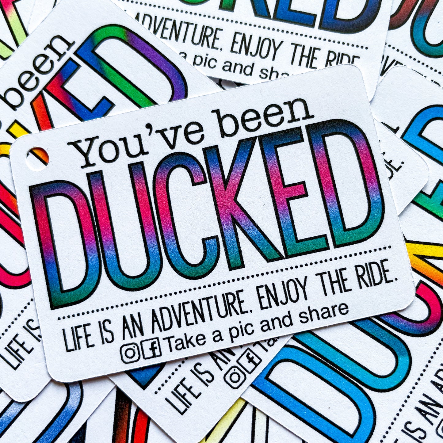 Colorful Duck Tags