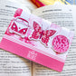 Pink Retro Magnetic Bookmarks