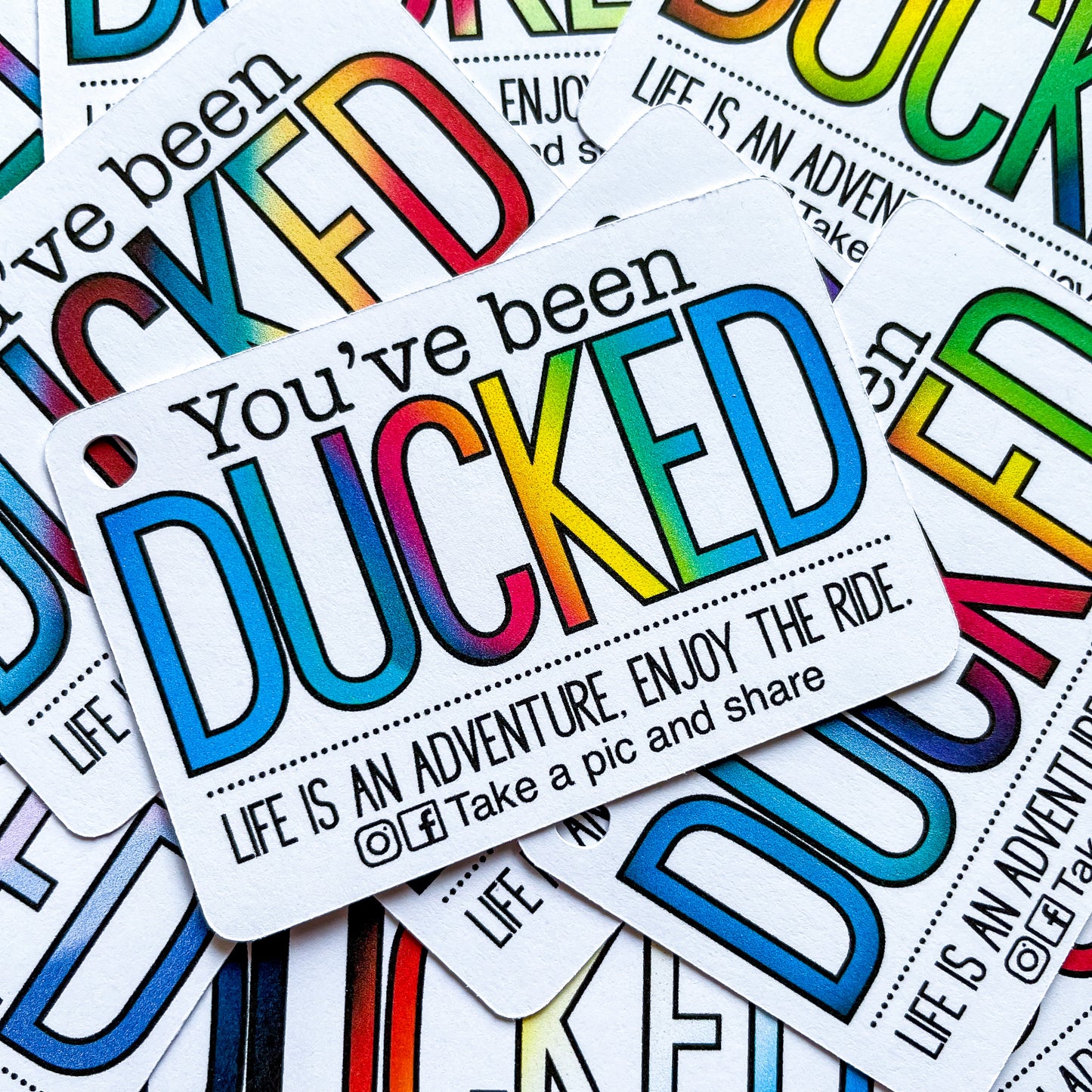 Colorful Duck Tags