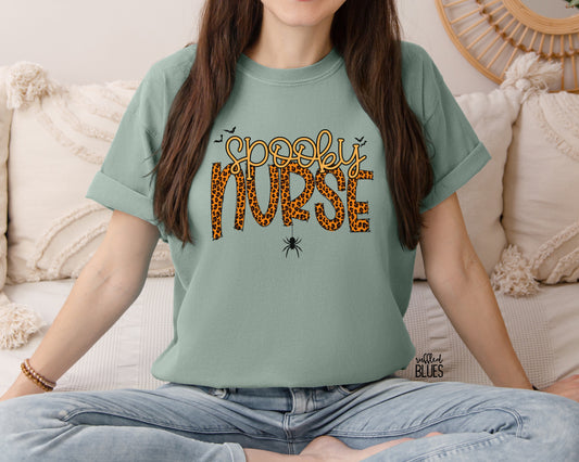 Spooky Nurse Halloween Shirt