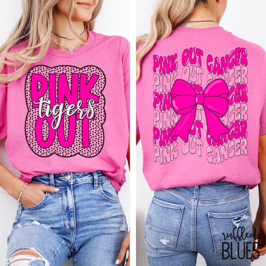 Pink Out for Breast Cancer Awareness Team Shirt