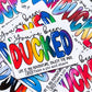 Colorful Bubble Lettering Ducking tags