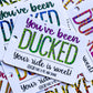Animal Print Ducking Tags