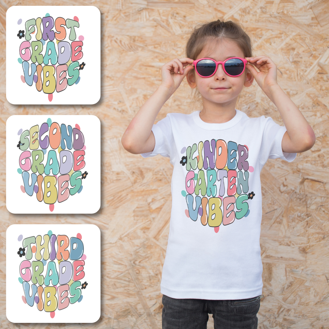 Grade School Vibes Short Sleeve T-Shirt