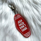 Jeep Hair Don't Care Vintage Motel Keychain