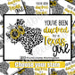 Sunflower Leopard Print State Tags