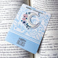 Floral Moon Magnetic Bookmark