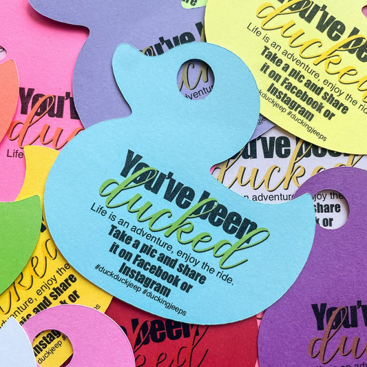 Duck Shaped Tags