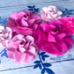 Set of Pink Ombre Paper Flowers