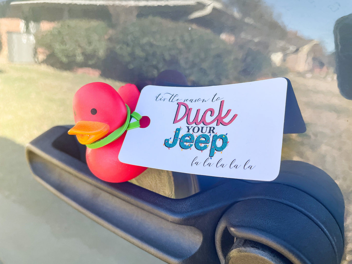 Duck Your Jeep Holiday Tag