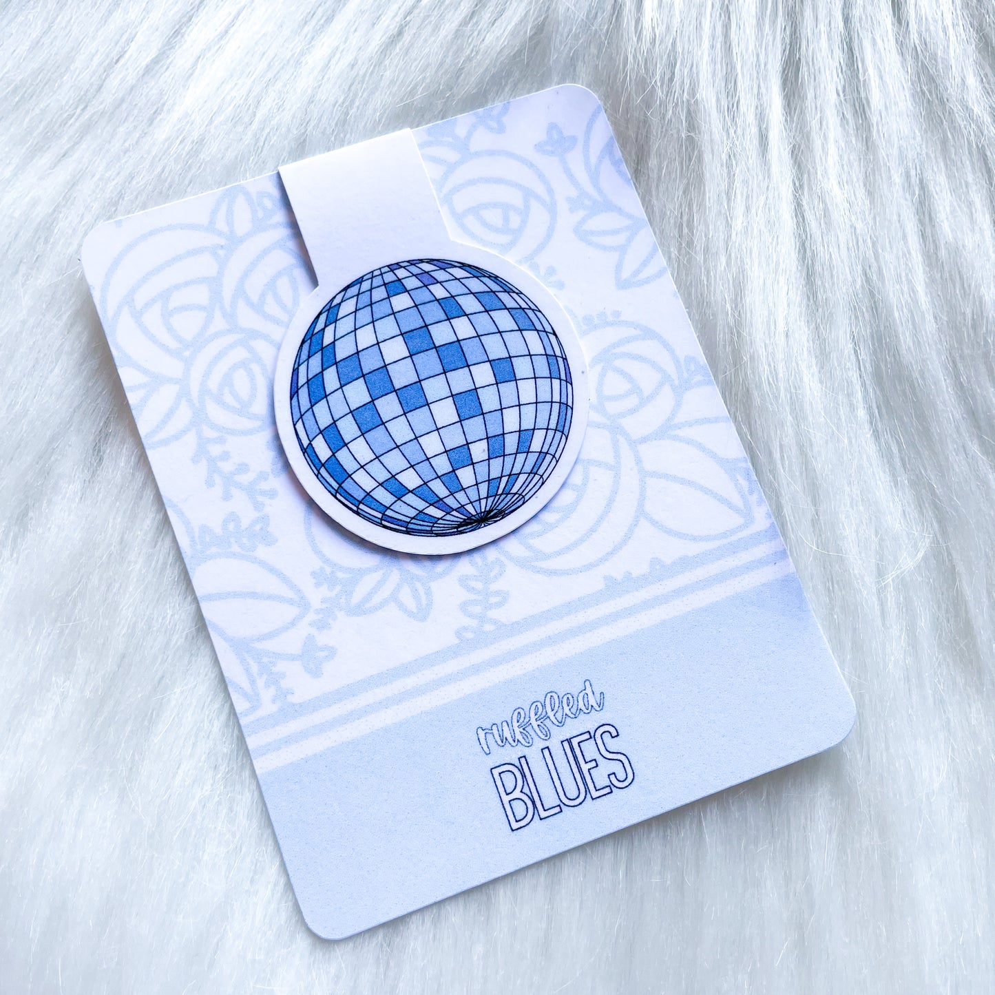 Blue Vibes Magnetic Bookmarks