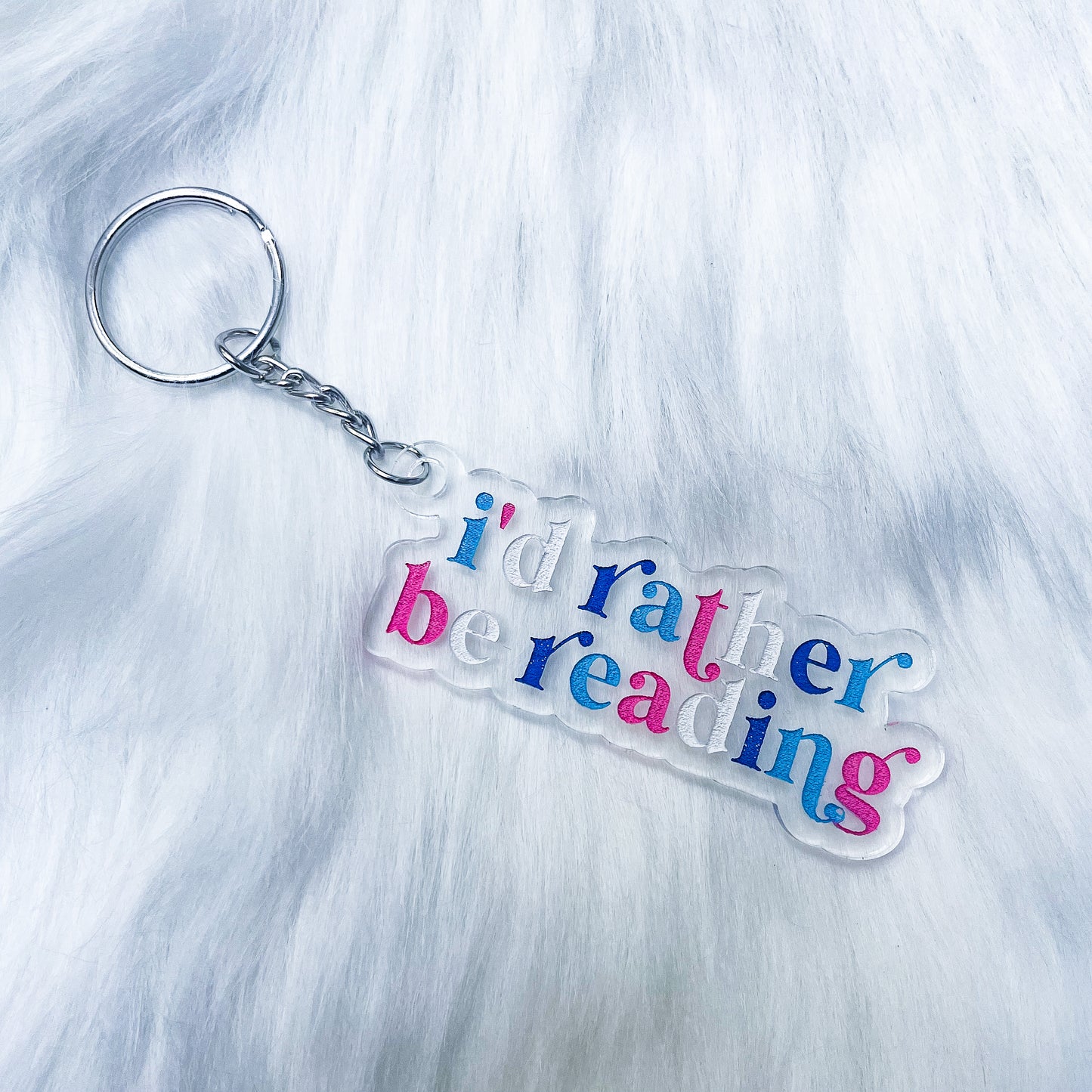I’d Rather Be Reading Keychain