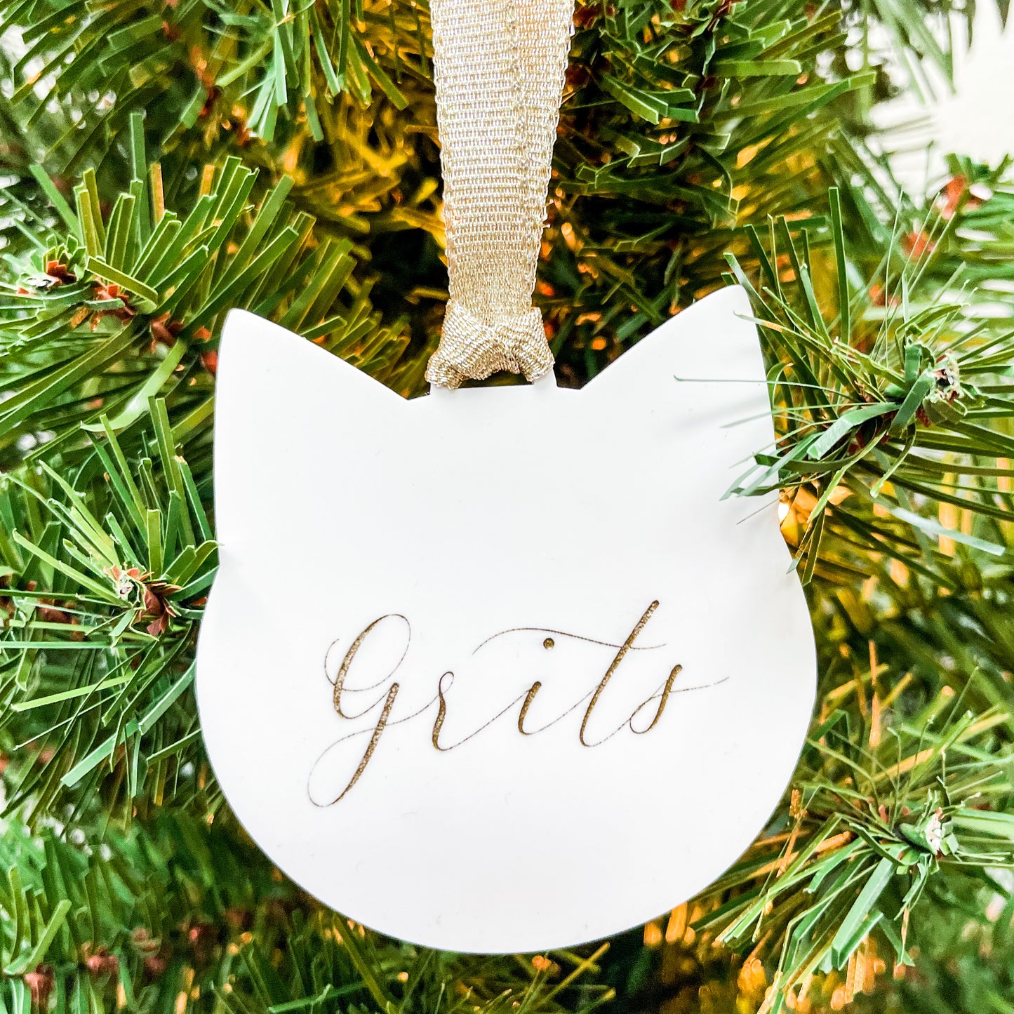 Cat Shaped Ornament