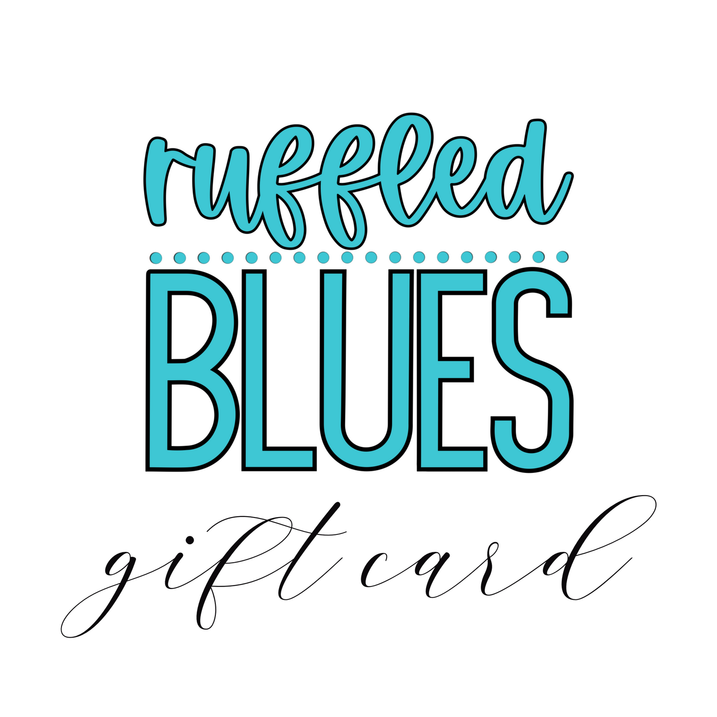 Ruffled Blues Gift Card